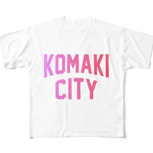 小牧市 KOMAKI CITY All-Over Print T-Shirt