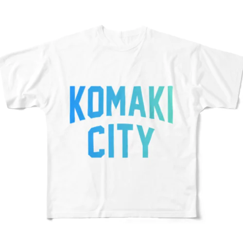 小牧市 KOMAKI CITY All-Over Print T-Shirt