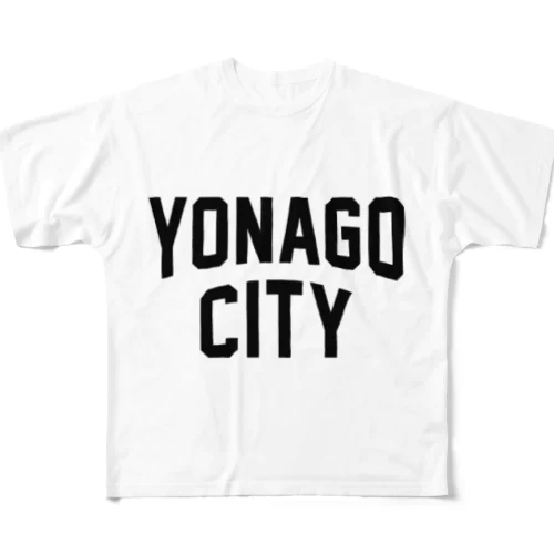 米子市 YONAGO CITY フルグラフィックTシャツ