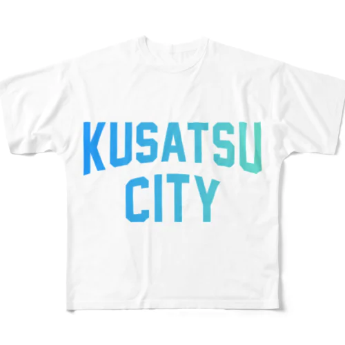  草津市 KUSATSU CITY フルグラフィックTシャツ