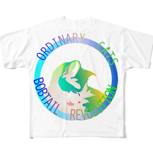 Ordinary Cats02h.t.(冬) フルグラフィックTシャツ