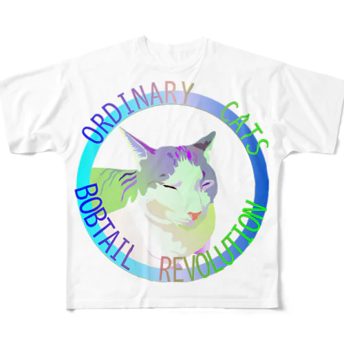 Ordinary Cats05h.t.(冬) フルグラフィックTシャツ