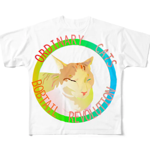 Ordinary Cats05h.t.(春) フルグラフィックTシャツ