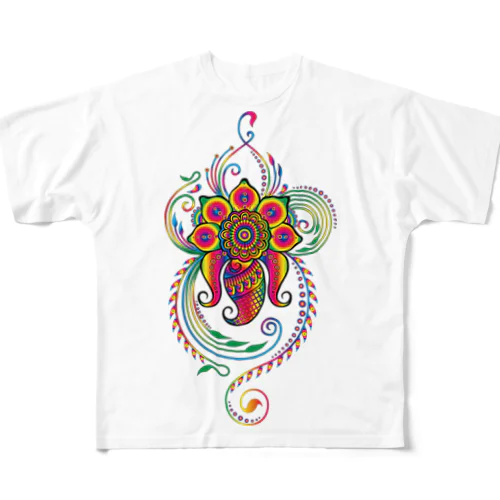 花 All-Over Print T-Shirt