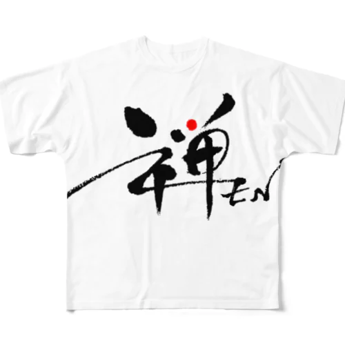禅　ZEN All-Over Print T-Shirt