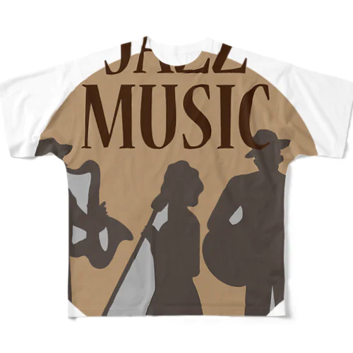 JAZZ MUSIC All-Over Print T-Shirt