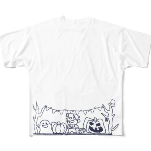 はろうぃーん？？ All-Over Print T-Shirt