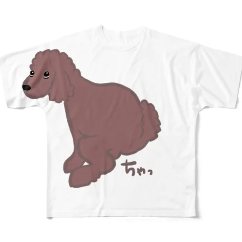 茶太郎　poop All-Over Print T-Shirt