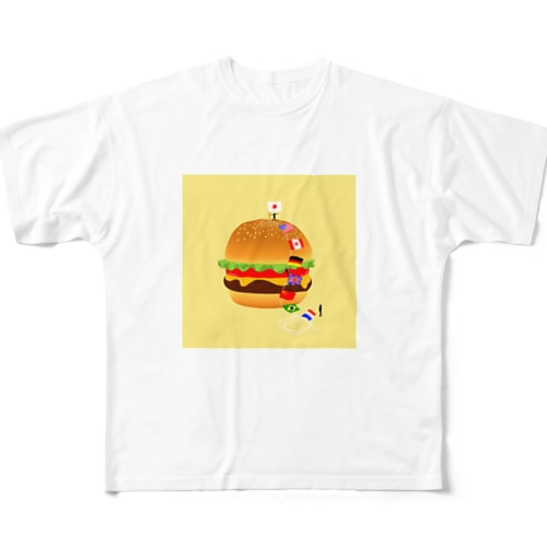 おいしい山登り All-Over Print T-Shirt
