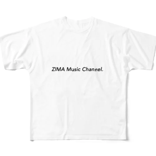 ZIMA Music Channel. フルグラフィックTシャツ