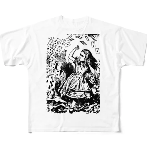 不思議の国のアリス All-Over Print T-Shirt