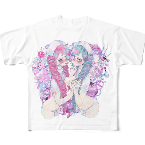 ナースちゃん All-Over Print T-Shirt