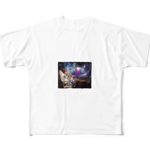 うちの宇宙猫 All-Over Print T-Shirt