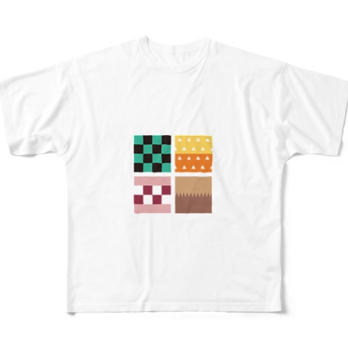 カラフルキューブ All-Over Print T-Shirt