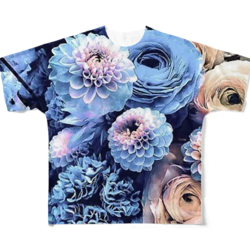 Floral フルグラフィックTシャツ