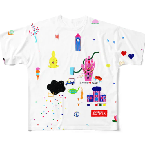 オリジナルRoomシャツ【旅の夢 夢の旅】 All-Over Print T-Shirt