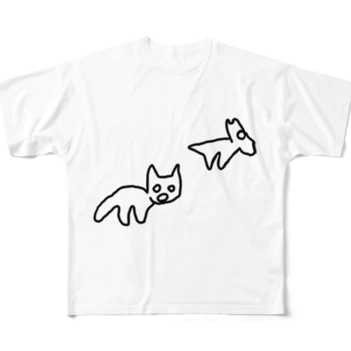 ナスカの地上絵 フルグラフィックTシャツ