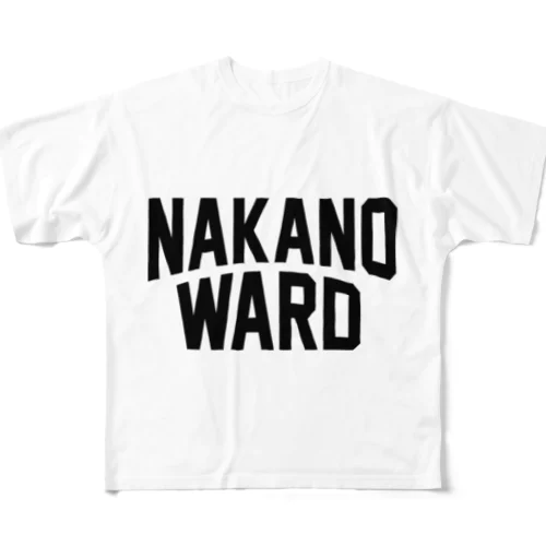 中野区 NAKANO WARD All-Over Print T-Shirt