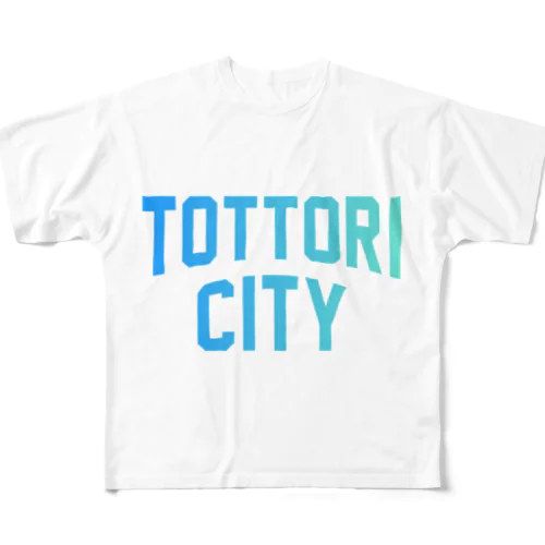 鳥取市 TOTTORI CITY All-Over Print T-Shirt