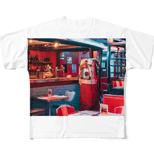 American Diner フルグラフィックTシャツ