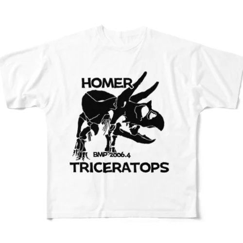 Homer BMP 2006.4 Triceratops フルグラフィックTシャツ