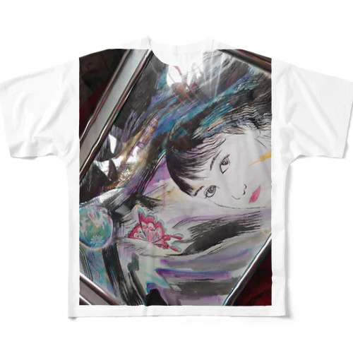 月夜の宴 All-Over Print T-Shirt