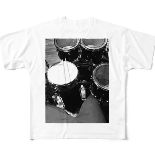 やっぱドラム最高やなシリーズ All-Over Print T-Shirt