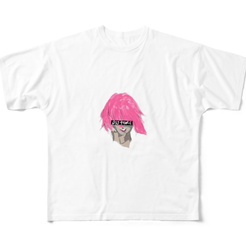 でぃすたんす All-Over Print T-Shirt