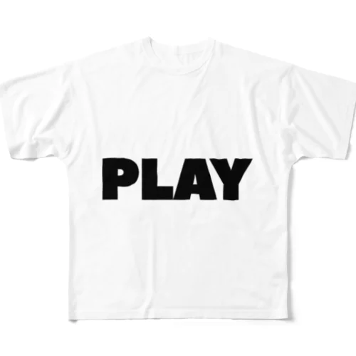 いろんな　PLAY  All-Over Print T-Shirt
