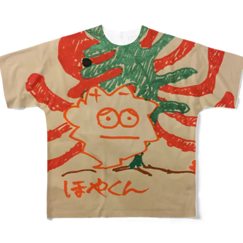 ほやくん フルグラフィックTシャツ