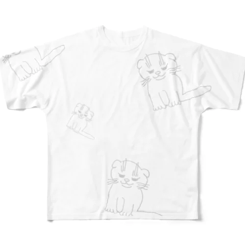 るるちゃんにがおえ All-Over Print T-Shirt