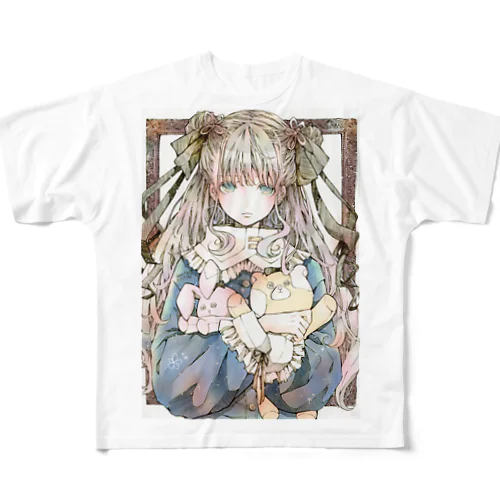 classic girl フルグラフィックTシャツ