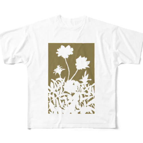 花咲く小径⑤きいろ All-Over Print T-Shirt