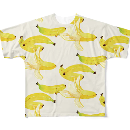 Lovely Bananas フルグラフィックTシャツ