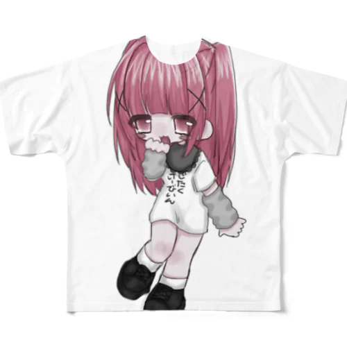 🧠🎶⁉️ フルグラフィックTシャツ