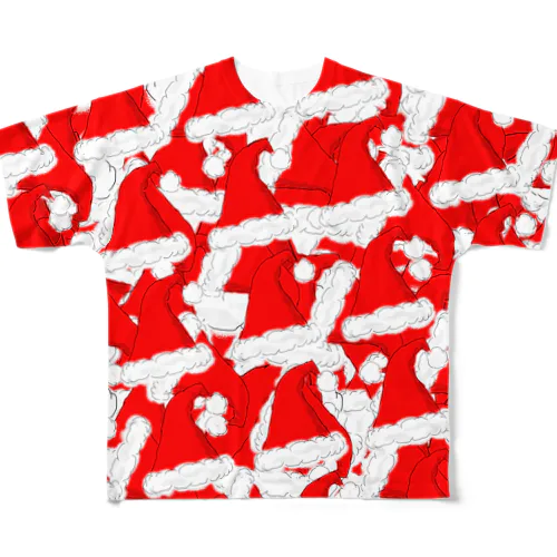 Santa bou's seiretsu All-Over Print T-Shirt