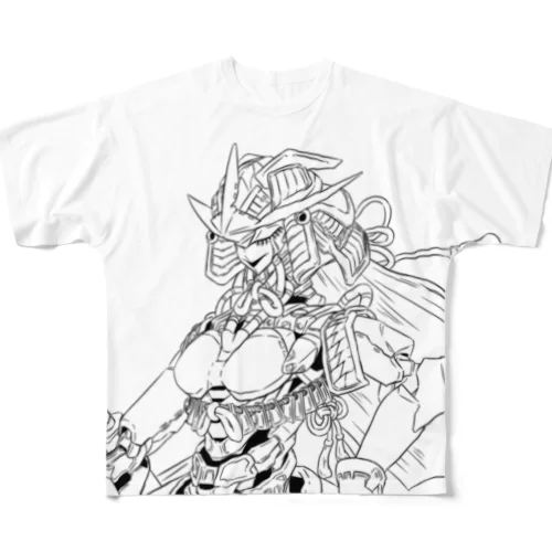 和ロボ武士 フルグラフィックTシャツ