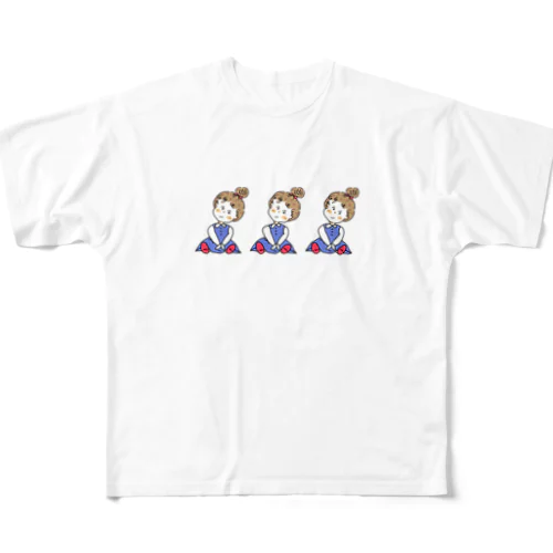 381おてんばおだんごガール All-Over Print T-Shirt