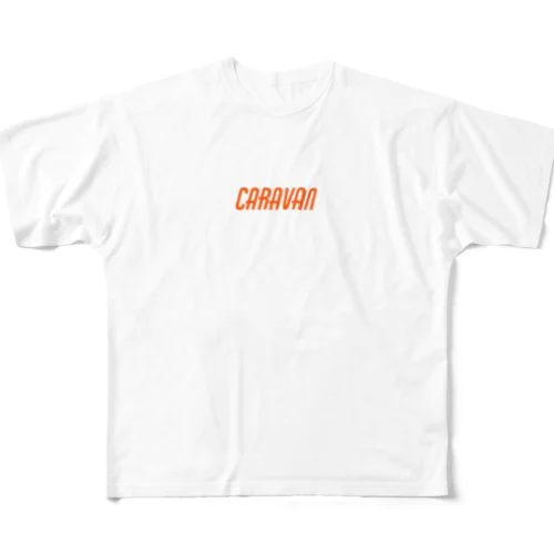 caravan フルグラフィックTシャツ