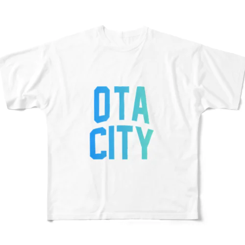 太田市 OTA CITY フルグラフィックTシャツ