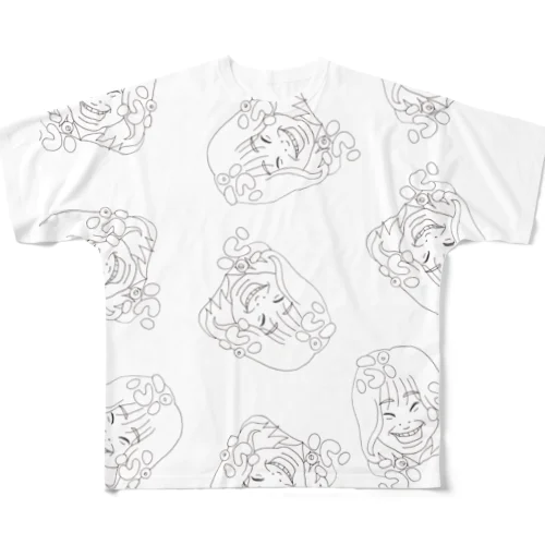 ぷぷぷ All-Over Print T-Shirt