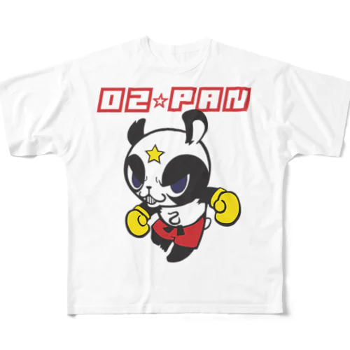 02☆PAN【オツパン】 All-Over Print T-Shirt