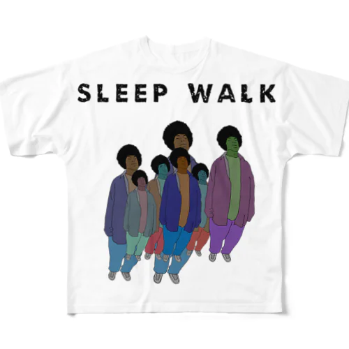 SleepWALK フルグラフィックTシャツ