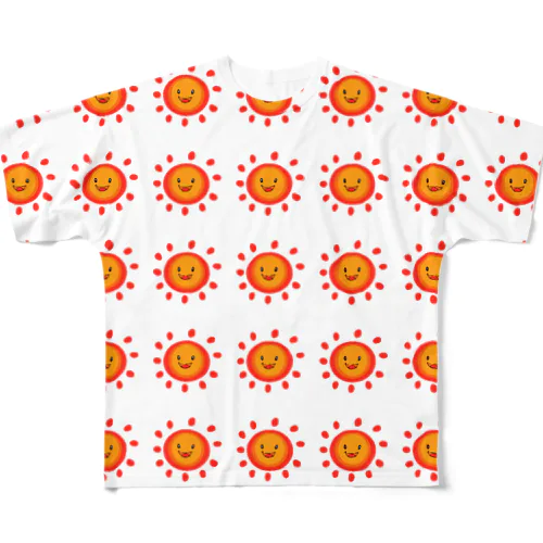 太陽くんがいっぱい All-Over Print T-Shirt