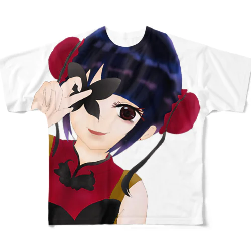 チャイナぎゃる フルグラフィックTシャツ