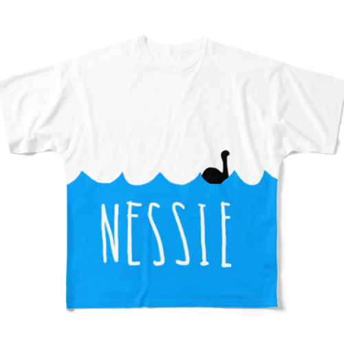 ネッシーTシャツ All-Over Print T-Shirt