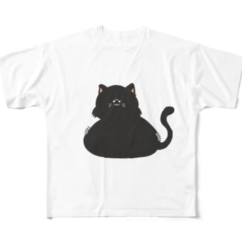 ふっくら猫（通常運転） All-Over Print T-Shirt