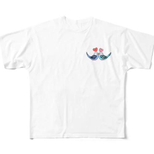 らぶらぶセキセイ② All-Over Print T-Shirt