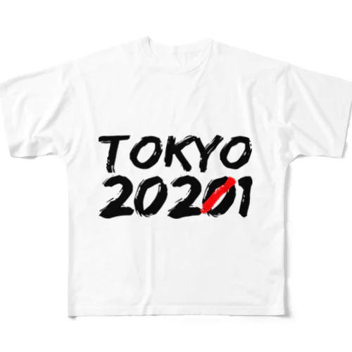 Tokyo202Ø1 フルグラフィックTシャツ