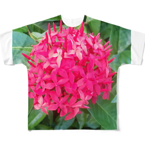 Yaedake flower フルグラフィックTシャツ